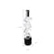 Homeroots 11" Silver Clear And Black Crystal Tabletop Taper Candlestick 590241 - alternate 3