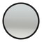 Grote Lighting 8in Round Convex Mirror with Center-Mount Ball-Stud, Steel Back, Glass Lens, Black Finish 12182 - alternate 1