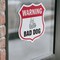 Signmission Dog Warning Shield Sign Bad Dog, 4 inch X 4 inch, Vinyl Decal, 2PK SHI-D-2PACK-4-377 - alternate 4