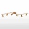 Vidalite Shura Brass 6-Light Swivel Track Light with Rotatable Heads, Integrated LED, 3000k, 3000 Lumen CE1009227 - alternate 1