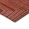 Homeroots 9' X 12' Red And Ivory Geometric Washable Indoor Outdoor Area Rug 600862 - alternate 4