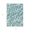 Homeroots 5' X 8' Teal Abstract Washable Non Skid Indoor Outdoor Area Rug 559329 - alternate 4