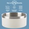 Petmaker Set of 2 Stainless Steel Dog Bowls 64oz Double Wall Insulated Non Slip Metal for Medium-Large Pets PET6426 - alternate 2