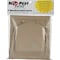 No-Pest 4'' Tan Plastic Wide Mount Dryer Vent Hood NPWRT - alternate 1
