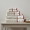 Homeroots Set of Six Cream Cotton Jacquard Towel Set, 6PK 712109 - alternate 2