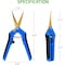 Ipower 6.5in Pruning Shear Hand Pruner with Straight Stainless Steel Scissors for Gardening Potting GLPRNR6BLTI - alternate 2