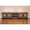 Homeroots 93" Brown Solid Wood Cabinet Enclosed Storage Distressed TV Stand 528767 - alternate 5
