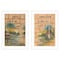 Homeroots Set Of Two Living on the Lake 1 White Framed Print Wall Art, 2PK 406174 - alternate 3