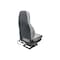 Uni Pro 2011 Ensign Lo Semi Truck Seat, High-Back, Gray Mordura Fabric 8517 - alternate 3