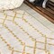 Jonathan Y Ourika Moroccan Geometric Textured Weave Cream/Yellow 3 ft. x 5 ft. Indoor/Outdoor Area Rug SMB108J-3 - alternate 2