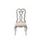 Homeroots Set of Two Ivory and Champagne Upholstered Velvet And Solid Wood Dining Side Chairs, 2PK 573387 - alternate 3