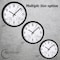 Clockswise 14-inch Non-Ticking Quartz Wall Clock with Thermometer & Hygrometer - Battery Operated QI004748.BK.14 - alternate 5