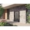 Vdomdoors Front Exterior Prehung Steel Door Ronex0130 Grey 96 2 Sidelight Exterior Windows Sidelites Entry RONEX0130EXD-GRE-W16+36+16xH96-RH-I - alternate 3