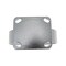 Vestil Cast Iron/Steel Rigid Caster 8 In. Diameter x 2 In. Width 1760 Lb. Capacity Silver CST-VE-8X2CI-R - alternate 2