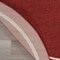 Homeroots 8' Brick Red And Ivory Round Indoor Outdoor Area Rug 545499 - alternate 2