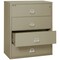 Fireking 4 Drawer, 1 Hr Fire & Impact Rated, 44" Wide Lateral Pewter 4-4422-CPE - alternate 3