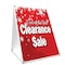 Signmission End Of The Year Clearance Sale, 36 Inch x 24 Inch A-frame Yard Sign, Plastic Sign SBC-2436-End Of The Year Clearance Sale - alternate 1