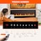 Edendirect 42 in. Wall Mount Electric Fireplace in Black, Sleep Mode, Remote, Adjustable Flame Color and Speed ZR-ZHUMI-BL-Q01-42IN-BK - alternate 5
