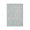 Homeroots 5' X 8' Aqua Damask Washable Indoor Outdoor Area Rug 607675 - alternate 2