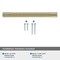 Amerock Bronx 6-5/16 in 160 mm Center-to-Center Golden Champagne Cabinet Pull BP36559BBZ - alternate 3