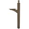 Gibraltar Mailboxes LP000BZ0 Landover Mailbox Post, 214 in L, 6 in W, 564 in H, Aluminum LP000BZAM - alternate 1