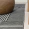 Jonathan Y Zephyr Mid-Century Modern Arch Stripe Reversible Machine-Washable Cream/Beige 8ft x 10ft Area Rug SVH106A-8 - alternate 3