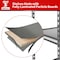 Shuntong Atlas 5-Tier 30 in.W x 12 in.D x 60 in.H Heavy Duty Storage Shelving Load 2000 Lbs, Laminated Board, Hammertone ATB-H30-12-60-5B - alternate 4