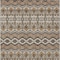 Homeroots 3' X 5' Taupe Brown And Ivory Moroccan Washable Indoor Outdoor Area Rug 594352 - alternate 3