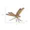 Homeroots 6" Antiqued Gold Cast Iron Dragonfly Figurine 612455 - alternate 5