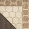 Homeroots 6' Natural And Beige Geometric Indoor Outdoor Area Rug 556328 - alternate 3
