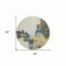 Homeroots 8' Beige And Brown Round Abstract Washable Indoor Outdoor Area Rug 609156 - alternate 2