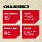 Oregon SpeedCut Chain, 16", 66 Drive Links M66 - alternate 4