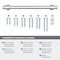 Amerock Winsome 6-5/16 inch 160mm Center-to-Center Polished Nickel Cabinet Pull BP36771PN - alternate 2
