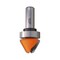Cmt LETTERING BIT WITH BEARING D=1-1/8inx3/4in A=60 Degrees S=1/2in 849.501.11B - alternate 3
