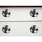 Homeroots Set of Eight Black And White Ceramic And Metal Drawer Pull Knobs, 8PK 544406 - alternate 2