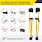 Toolpro Adjustable Stilts Magnesium, 24in to 40in With Soft Straps TP02441 - alternate 4