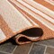 Jonathan Y Castara Wavy Stripe Modern Orange/Cream 5 ft. x 8 ft. Indoor/Outdoor Area Rug SMB205B-5 - alternate 3