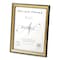 Nudell Deluxe Document and Photo Frame, Molded Styrene/Plastic, 8.5 x 11 Insert, Gold/Black 17500 - alternate 1