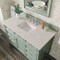 James Martin Vanities Brittany 48" Single Vanity, Sage Green, w/ 3 CM Siberian Silestone Top 650-V48-SGR-3SFR - alternate 4