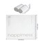 Happimess 30-Gallon (114L) Drawstring Unscented Trash Can Liner, White (100-Count, 4-Rolls of 25) HPM3000V-WHITE - alternate 2