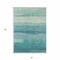 Homeroots 5' X 8' Turquoise Striped Washable Indoor Outdoor Area Rug 608152 - alternate 5