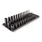 Tekton 1/4in Dr. Shallow, Semi-Deep, and Deep 6pt Impact Socket Set w/Rails and Trays, 39pc (5/32-11/16 in) SID90113 - alternate 1