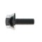 Zoro Select Not Graded, M6-1.00 Serrated Flange Bolt, Plain Stainless Steel, 16 mm L, 25 PK 31-MFH-6-16 - alternate 2