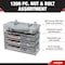 Performance Tool 1200 pc. Nut & Bolt Assortment, Screws Nuts Bolts Washers, Storage Rack W5226 - alternate 3