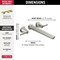 Delta Galeon: Wall Mount Tub Filler T5771-SS-PR-WL - alternate 2