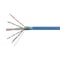 Monoprice Cat6A 500ft Blue CMR UL Bulk Cable TAA Shielded F/UTP Solid 23AWG 550MHz 10G 41485 - alternate 1