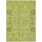 Homeroots 3' X 5' Artichoke Green And Fern Green Oriental Washable Indoor Outdoor Area Rug 582050 - alternate 4