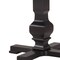 Homeroots 47" Black Rounded Solid Wood Pedestal Base Dining Table 517747 - alternate 3