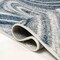 Jonathan Y Eleni Contemporary Glam Abstract Marble Turquoise/Cream 5 ft. x 8 ft. Area Rug SEU301C-5 - alternate 2