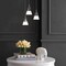 Jonathan Y Alain 12.5" 3-Light Adjustable Cascading Metal Integrated Cluster LED Pendant, Chrome JYL7036A - alternate 7